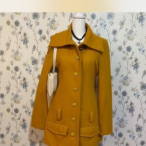 bebe Mustard Trench Coat